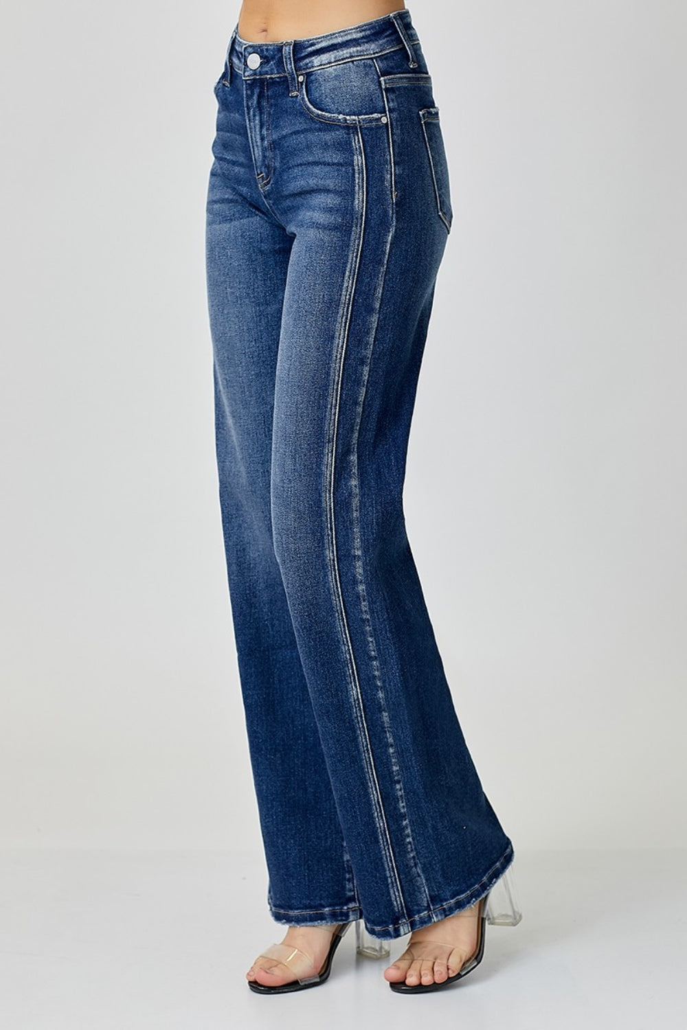 PRE-ORDER: RISEN Mid Rise Straight Jeans