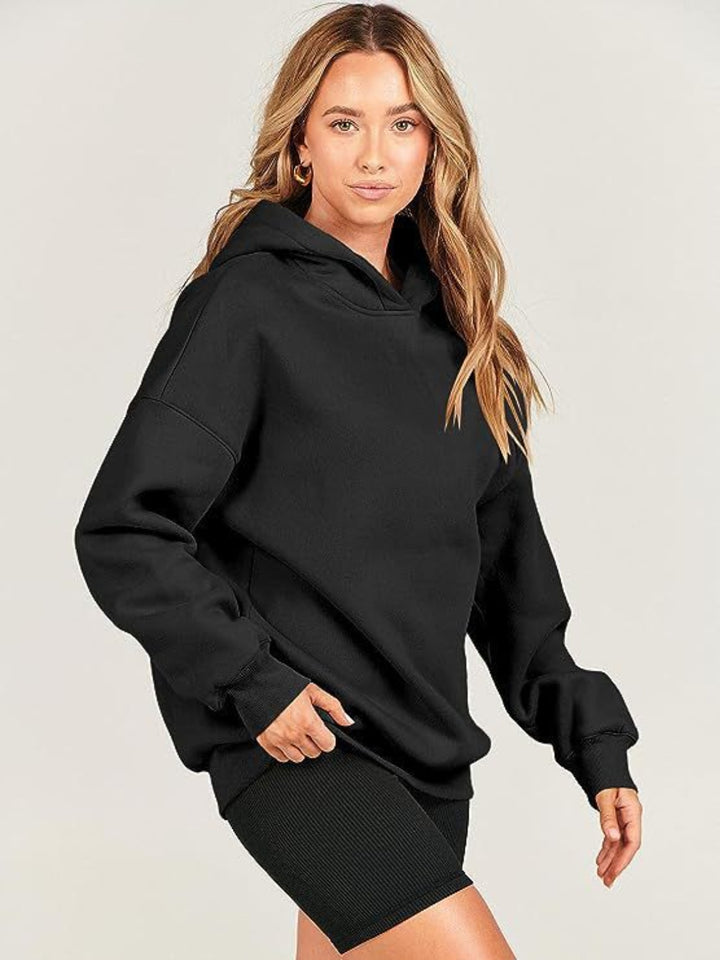 PRE-ORDER: Dropped Shoulder Long Sleeve Hoodie