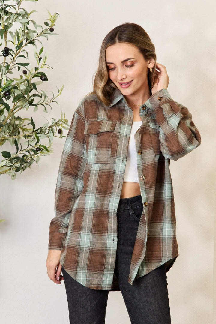 PRE-ORDER: Plaid Dropped Shoulder Shirt