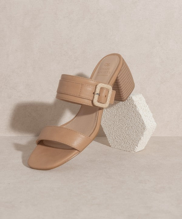 OASIS SOCIETY Nicole - Buckle Block Heel