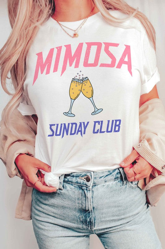 MIMOSA SUNDAY CLUB GRAPHIC TEE