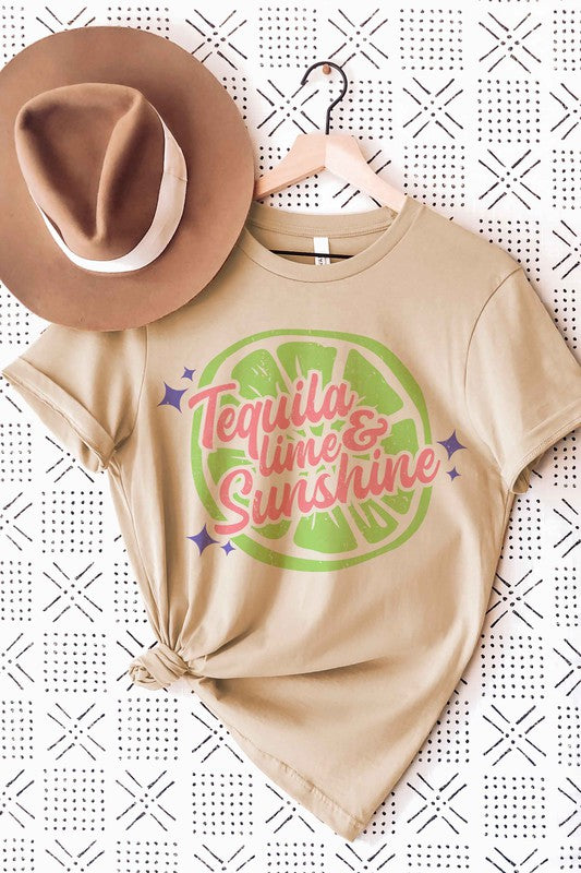 TEQUILA LIME & SUNSHINE GRAPHIC TEE