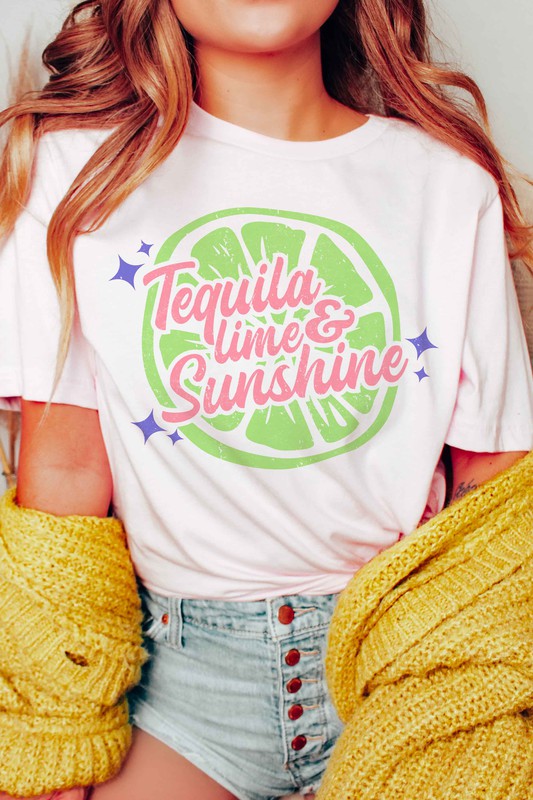 TEQUILA LIME & SUNSHINE GRAPHIC TEE