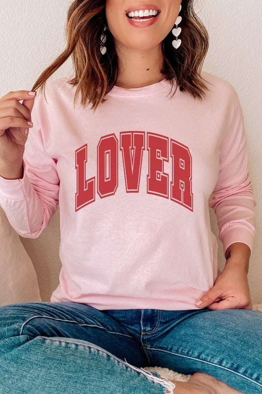 Lover Valentine's Day Comfort Colors Long Sleeve