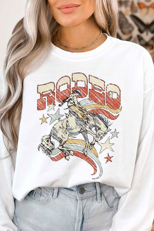 WESTERN RODEO COUNTRY GRAPHIC SWEATSHIRT