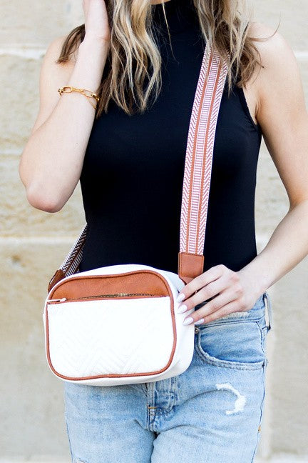 Everly Vegan Leather Camera Crossbody