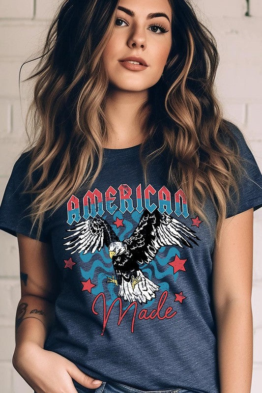 America Made Eagle USA Graphic T Shirts