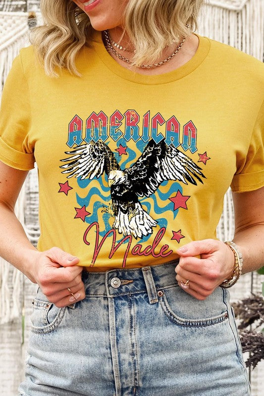 America Made Eagle USA Graphic T Shirts
