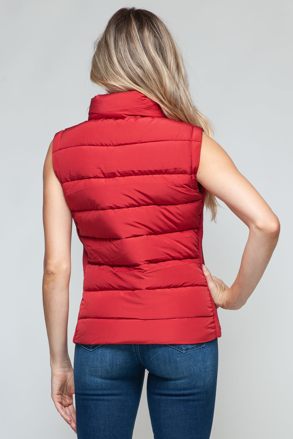 PRE-ORDER: Snobbish Zip Up Turtleneck Vest with Pockets