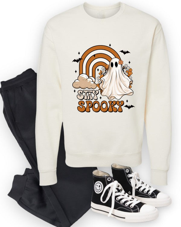 Stay Spooky Graphic Crewneck Sweatshirt