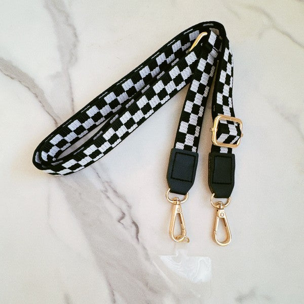 Checkered Crossbody Phone Lanyard