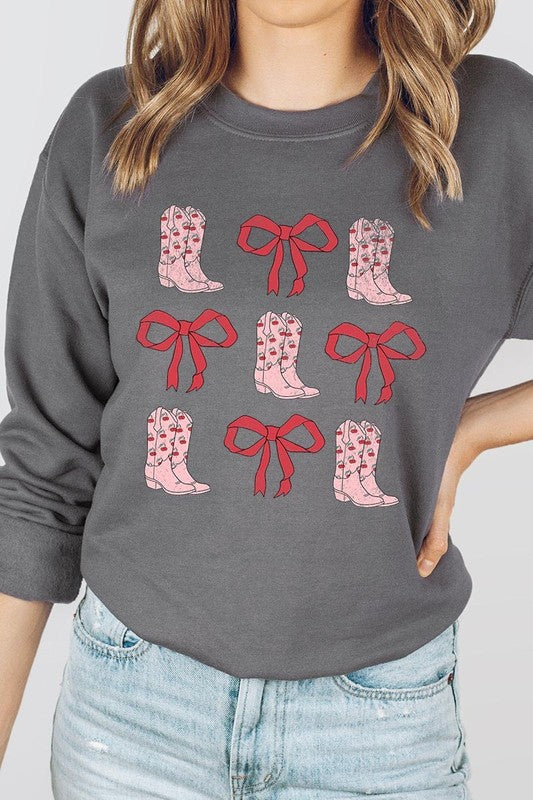 Croquette Cowgirl Valentine Graphic Sweatshirt