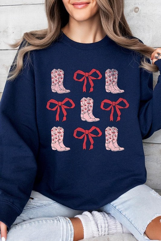 Croquette Cowgirl Valentine Graphic Sweatshirt