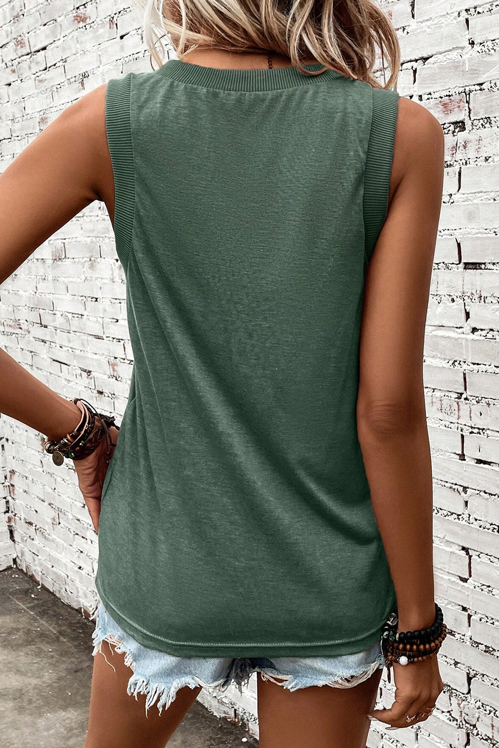 PRE-ORDER: V-Neck Wide Strap Tank