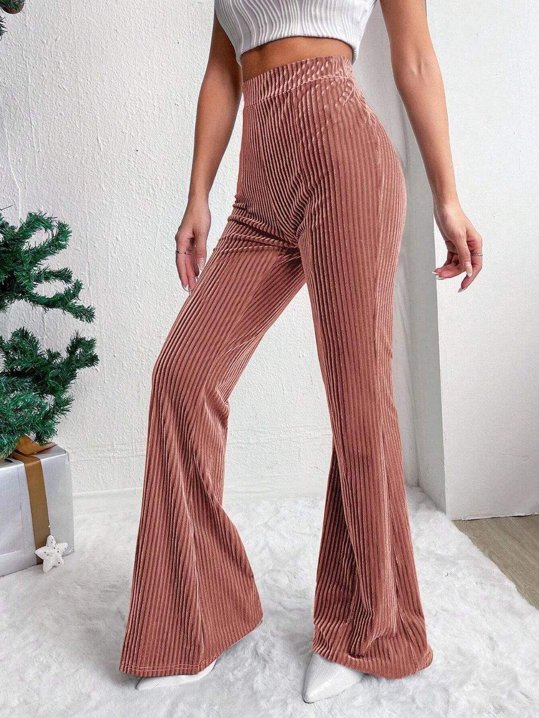 PRE-ORDER: High Waist Flare Pants