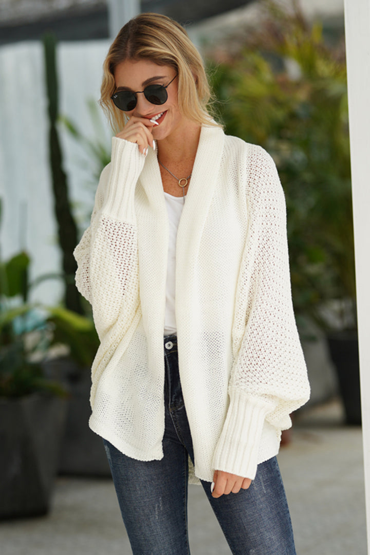 PRE-ORDER: Open Front Batwing Sleeve Cardigan