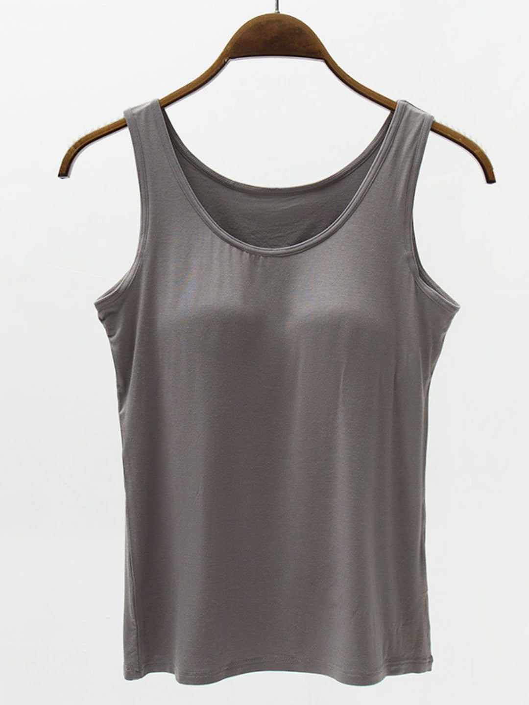 PRE-ORDER: Full Size Wide Strap Modal Tank with Bra