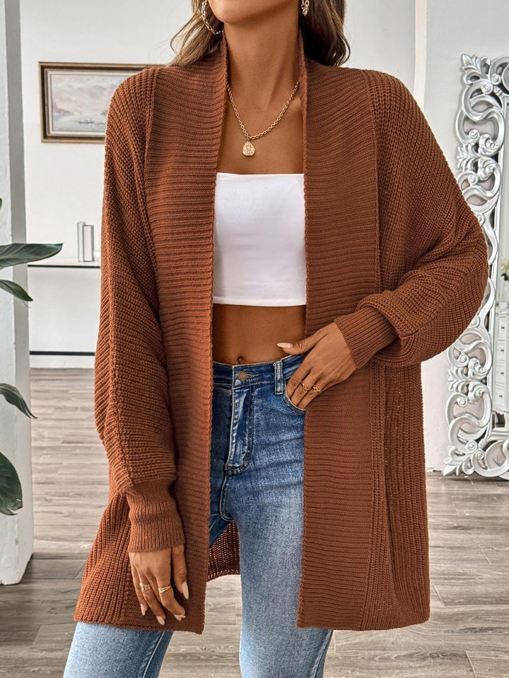 PRE-ORDER: Open Front Long Sleeve Cardigan