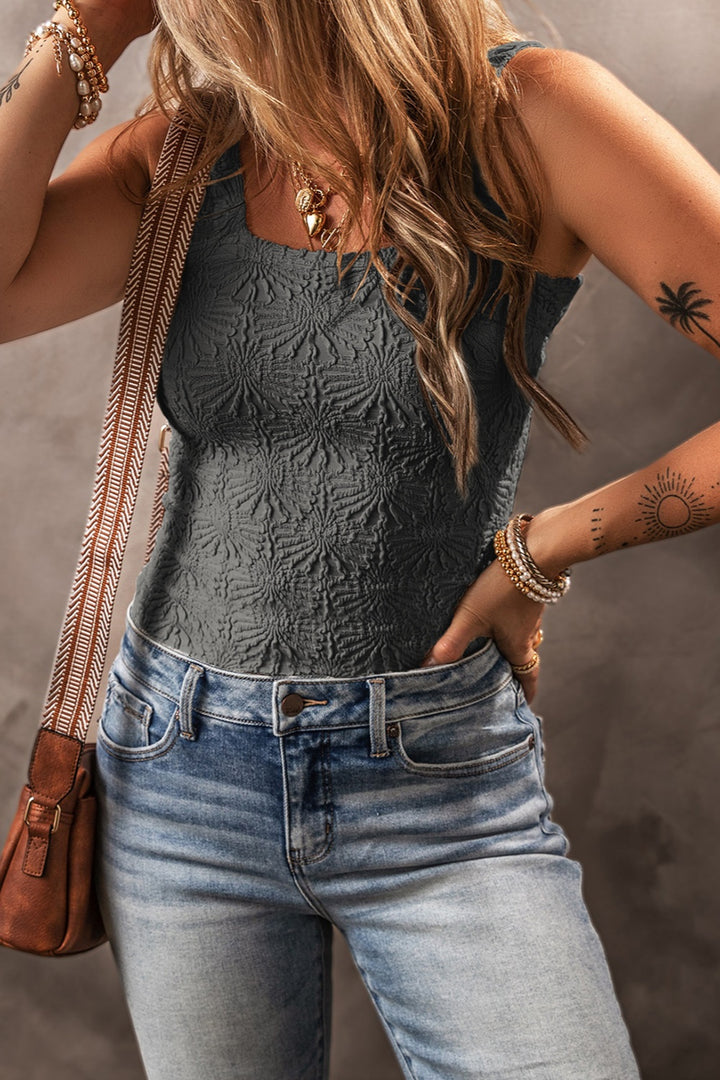 PRE-ORDER: Square Neck Wide Strap Tank