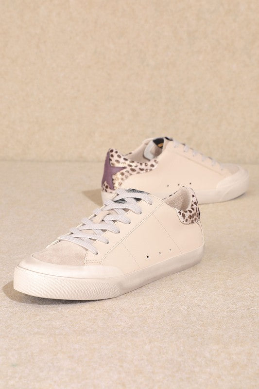 Casual Leopard Star Sneakers