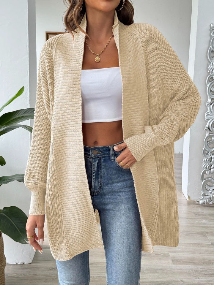 PRE-ORDER: Open Front Long Sleeve Cardigan