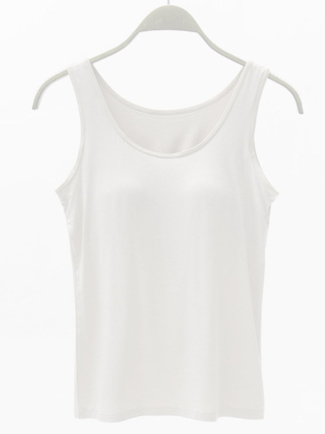 PRE-ORDER: Full Size Wide Strap Modal Tank with Bra