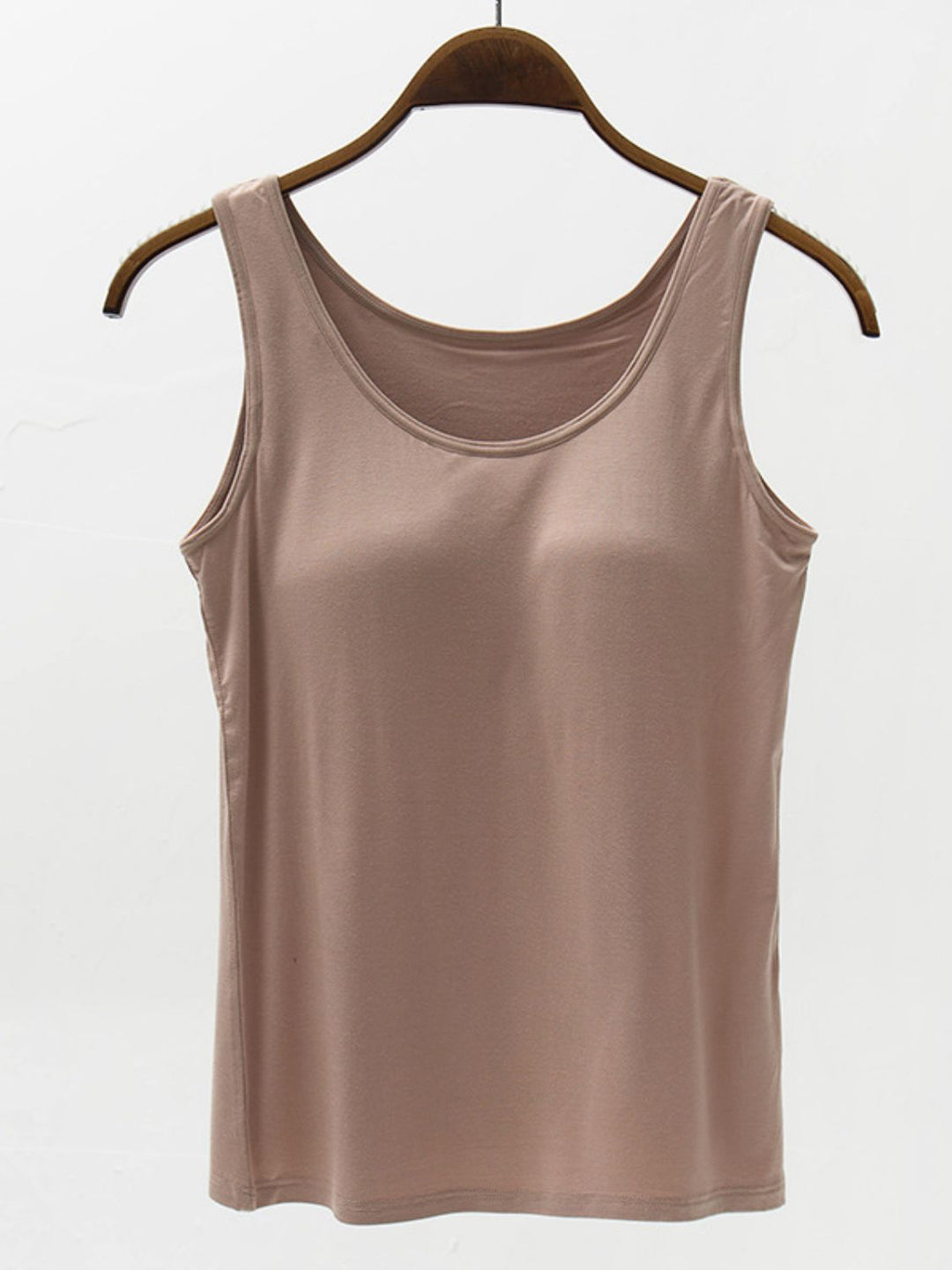 PRE-ORDER: Full Size Wide Strap Modal Tank with Bra