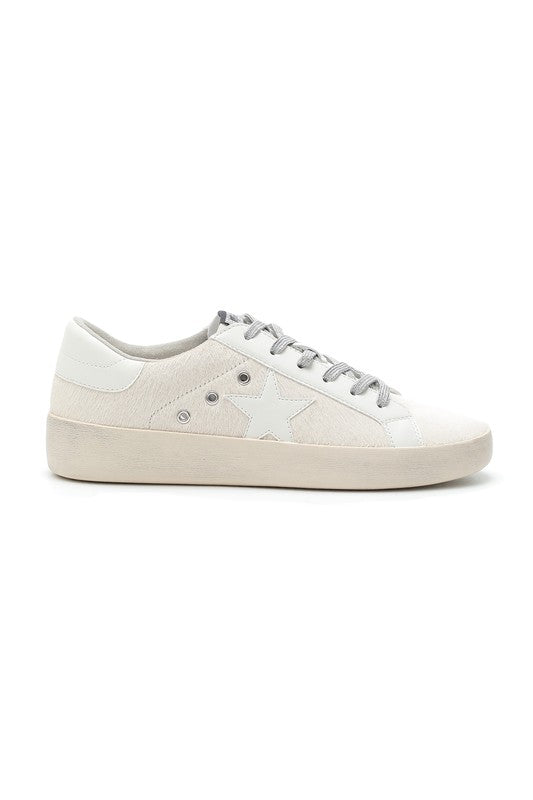 Neutral Star Low Top Sneakers