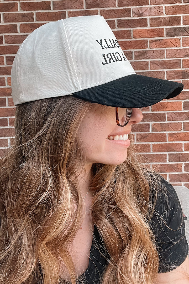 Literally Just a Girl Trucker Hat