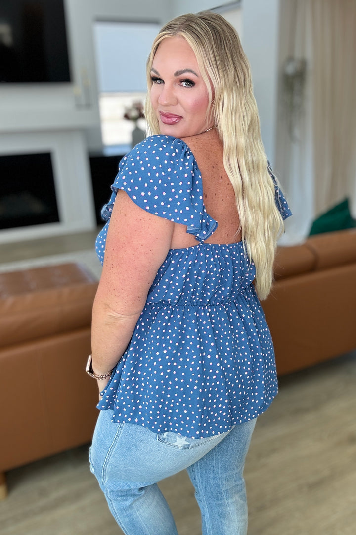 Connect the Dots Peplum Blouse