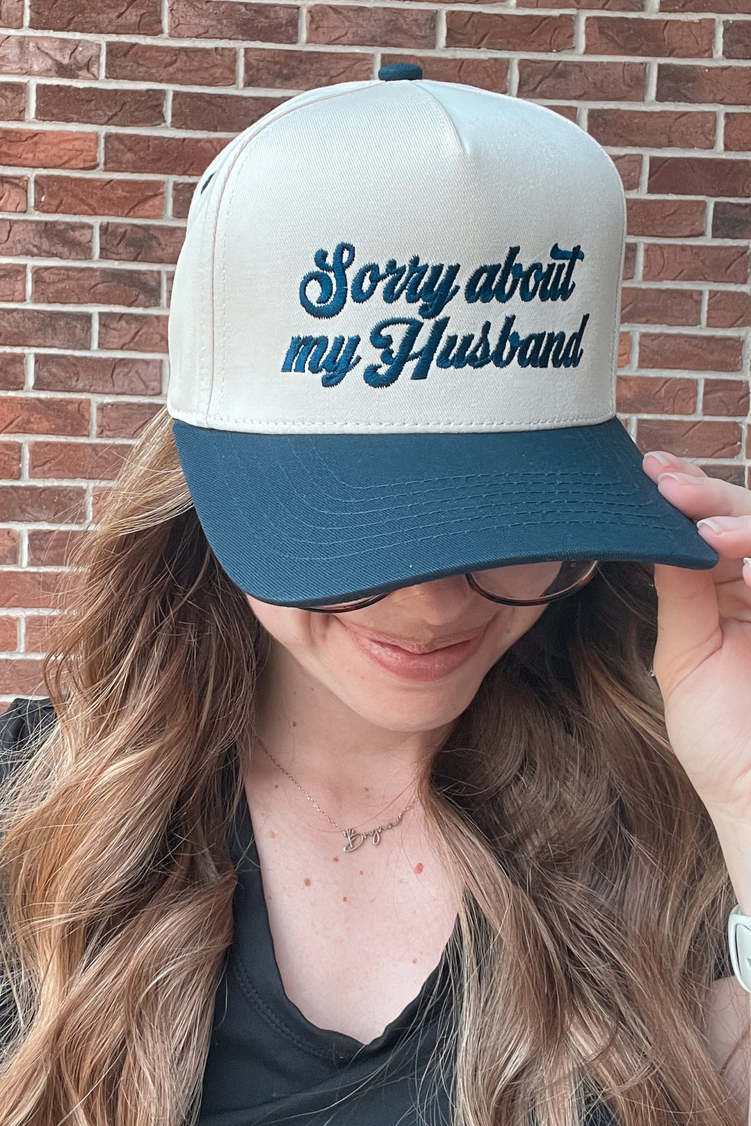 Sorry About My Husband Trucker Hat