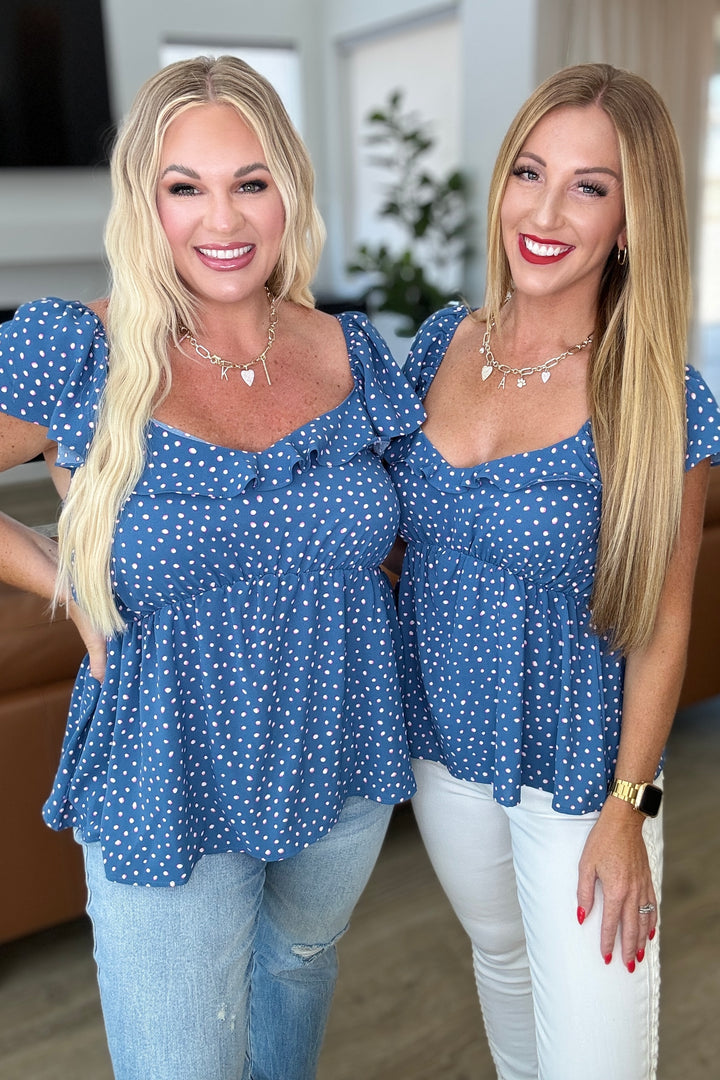 Connect the Dots Peplum Blouse