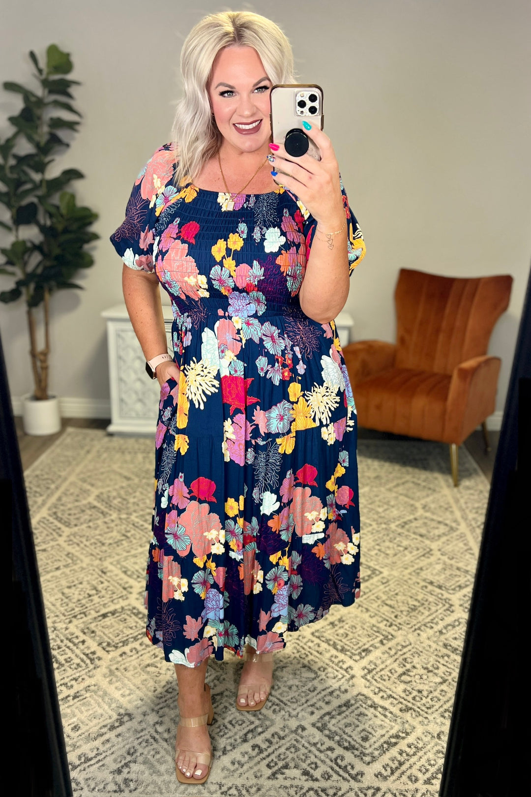Farmer's Market Floral Maxi Dress
