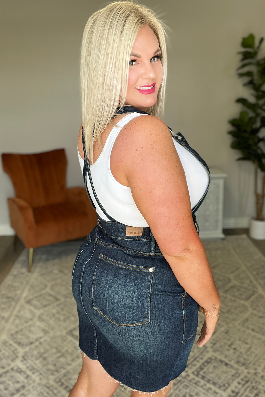 Agnes Denim Overall Dress Pretty Little Distraction Boutique Agnes Denim Overall Dress Pretty Little Distraction Boutique