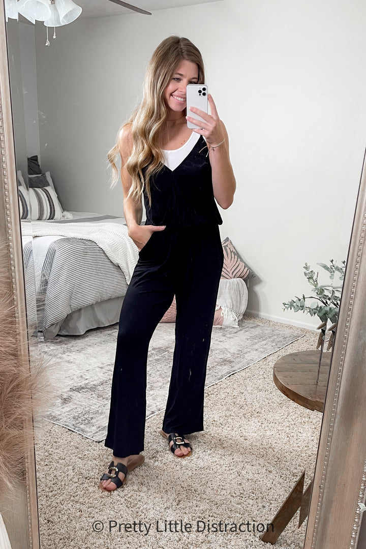 Completely Justified Jumpsuit in Black