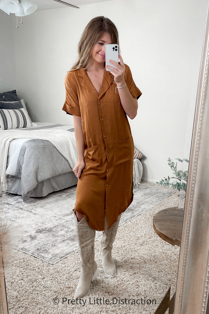 Sure to Be Great Shirt Dress