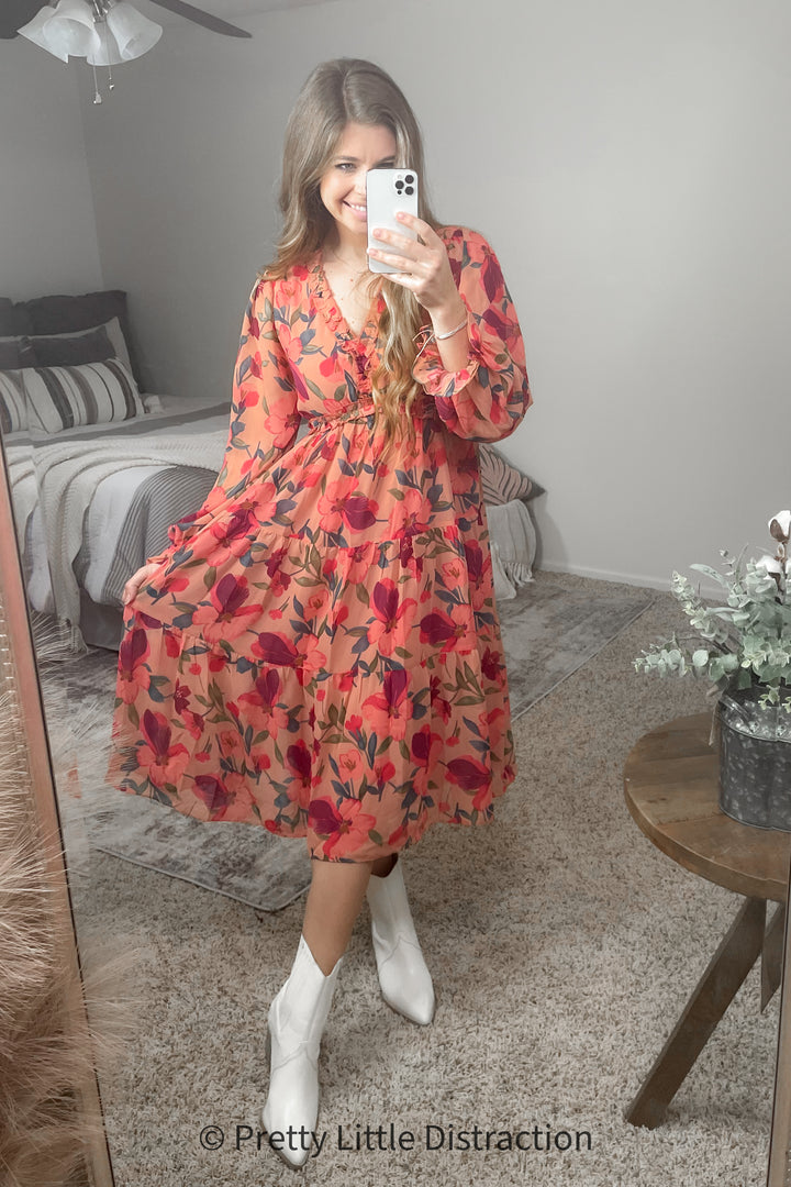 You And Me Floral Dress