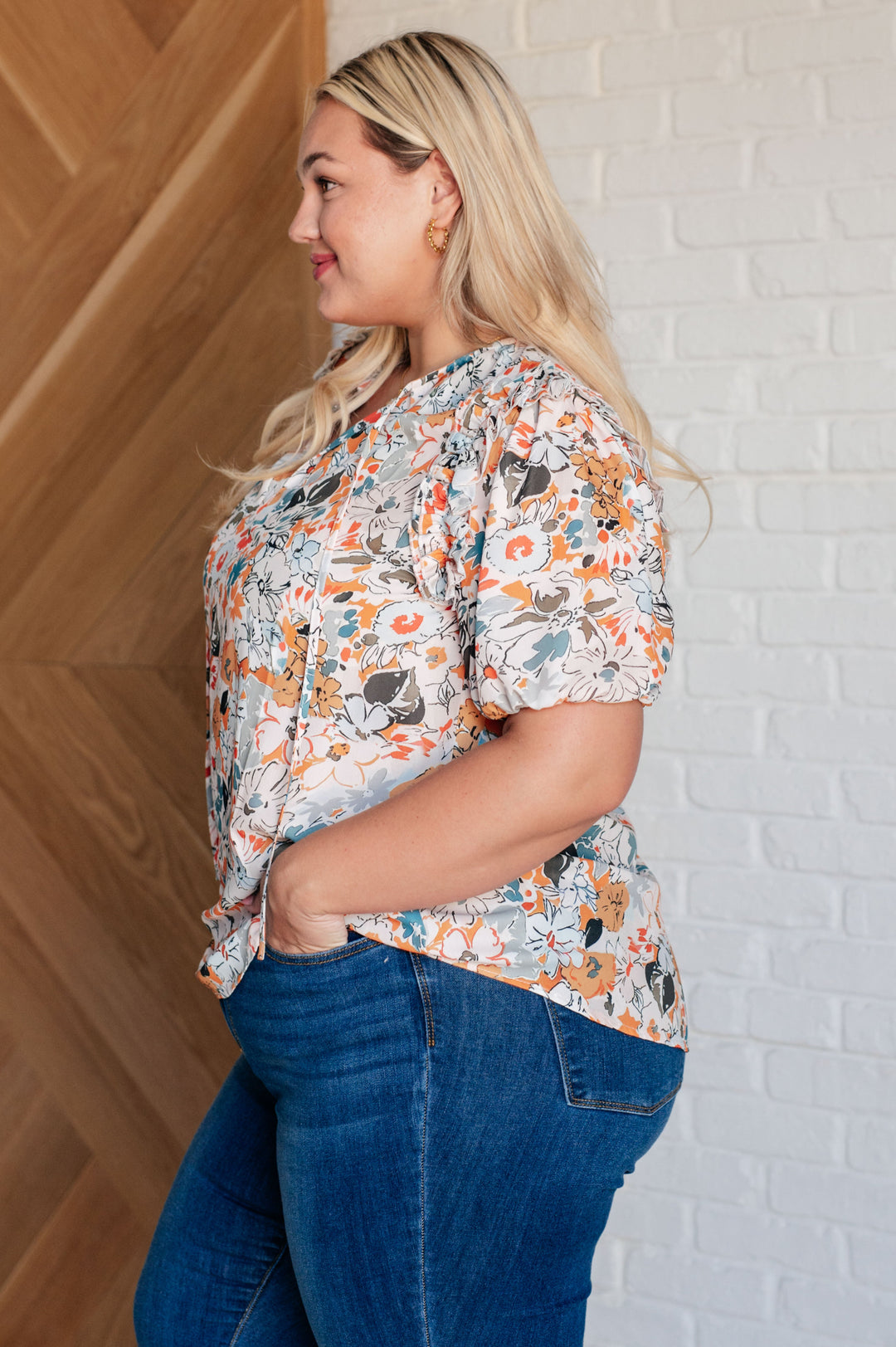 It's Intuitive Floral Blouse