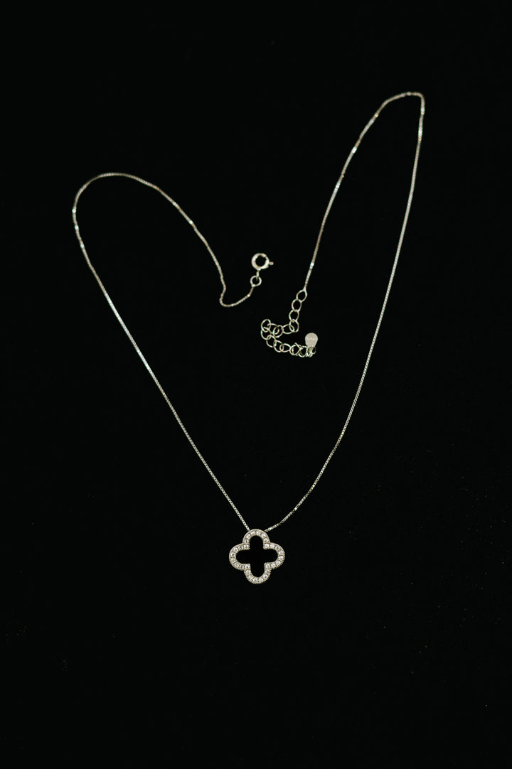 Lucky Girl Syndrome Sterling Silver Pendant Necklace