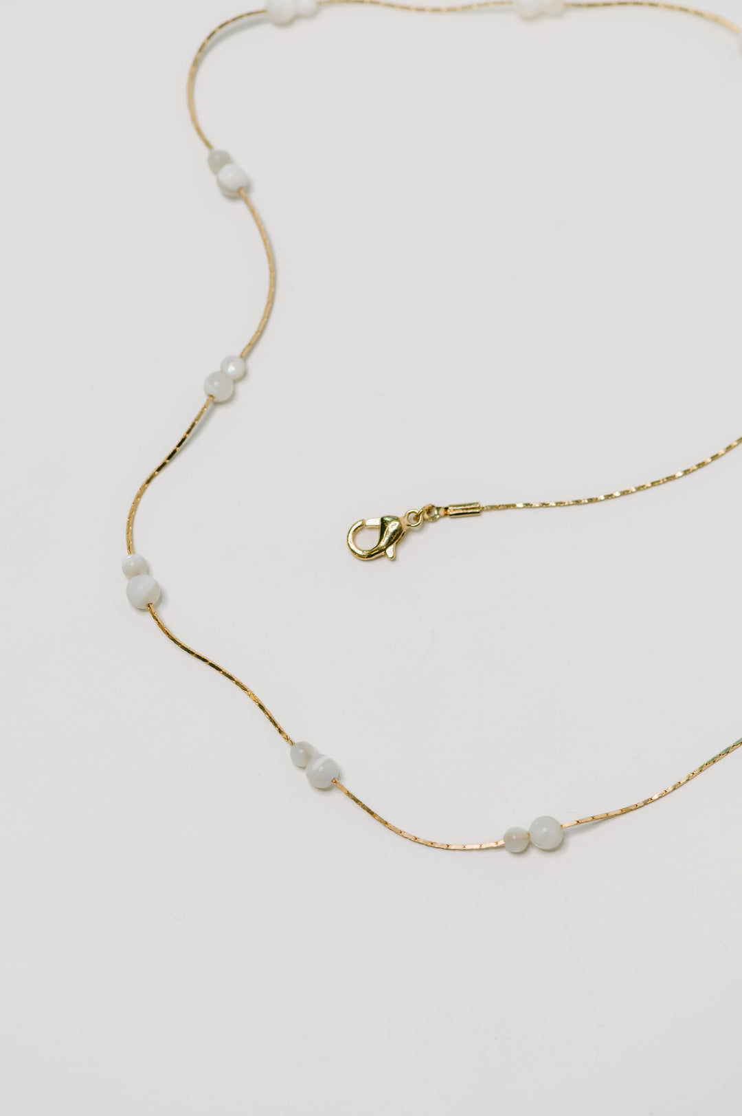 Making An Effort Delicate Beaded Necklace