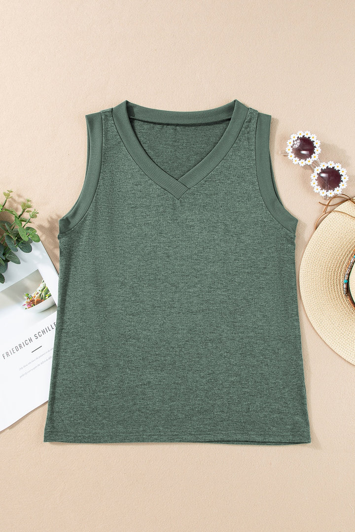 PRE-ORDER: V-Neck Wide Strap Tank