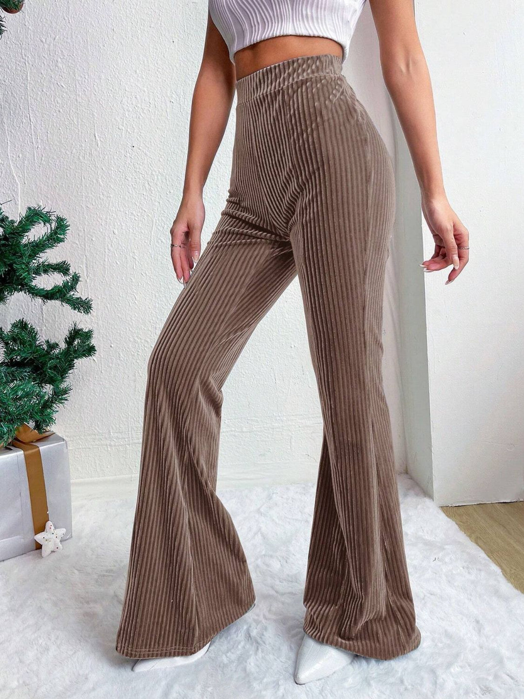 PRE-ORDER: High Waist Flare Pants