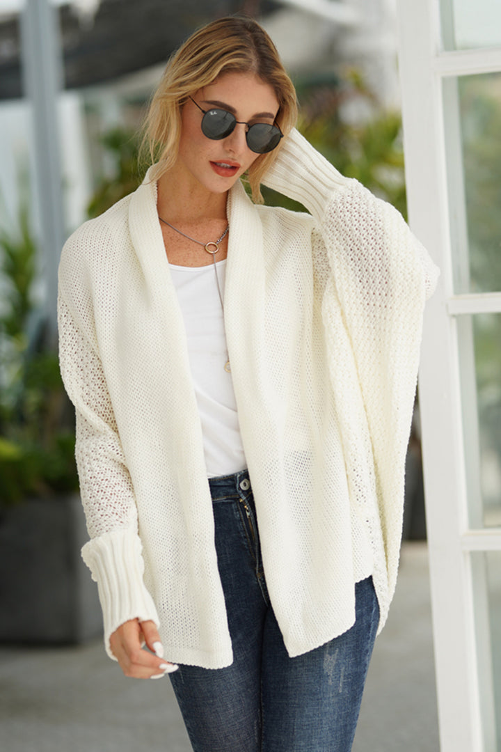 PRE-ORDER: Open Front Batwing Sleeve Cardigan