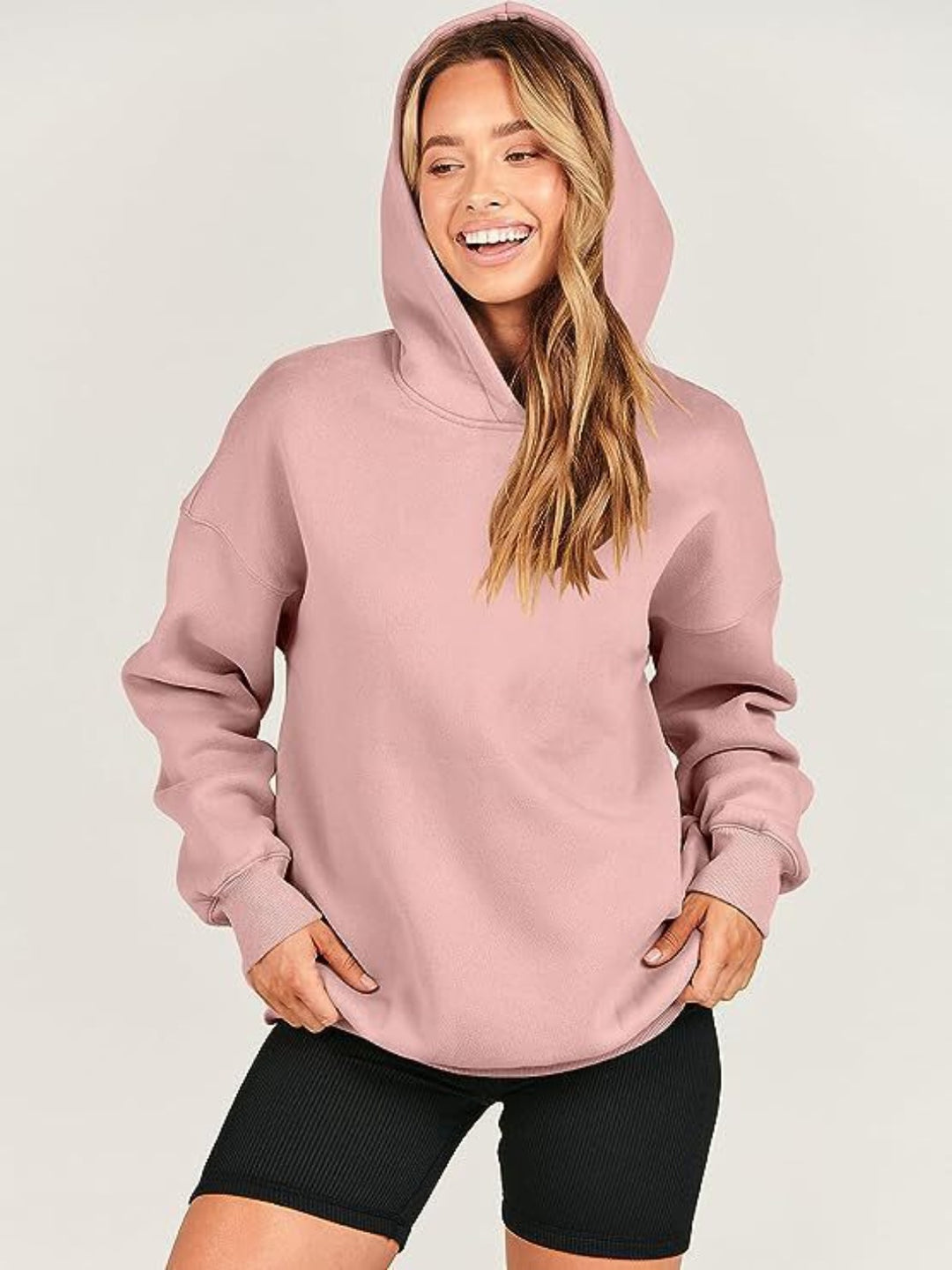 PRE-ORDER: Dropped Shoulder Long Sleeve Hoodie