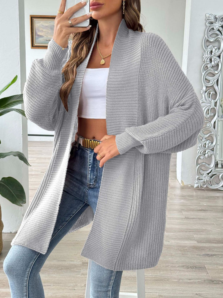 PRE-ORDER: Open Front Long Sleeve Cardigan