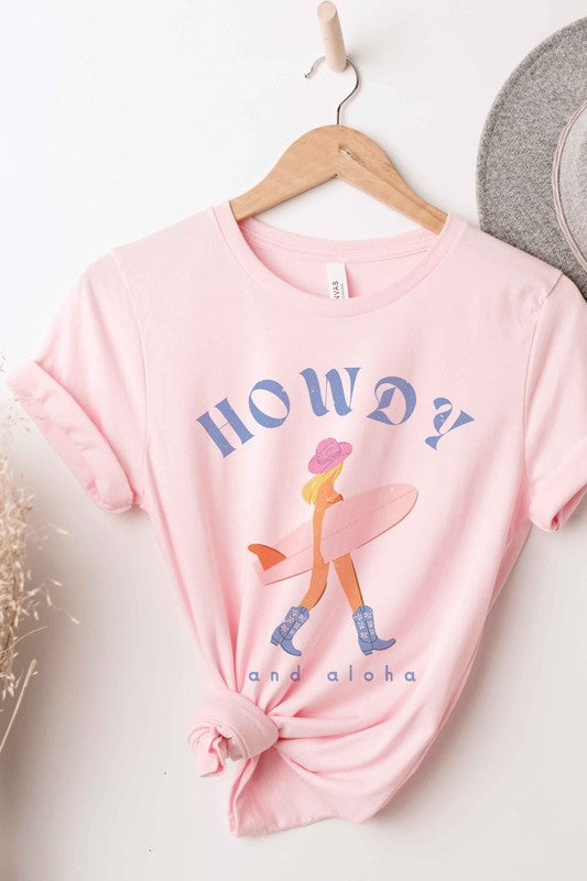 HOWDY AND ALOHA Graphic Tee