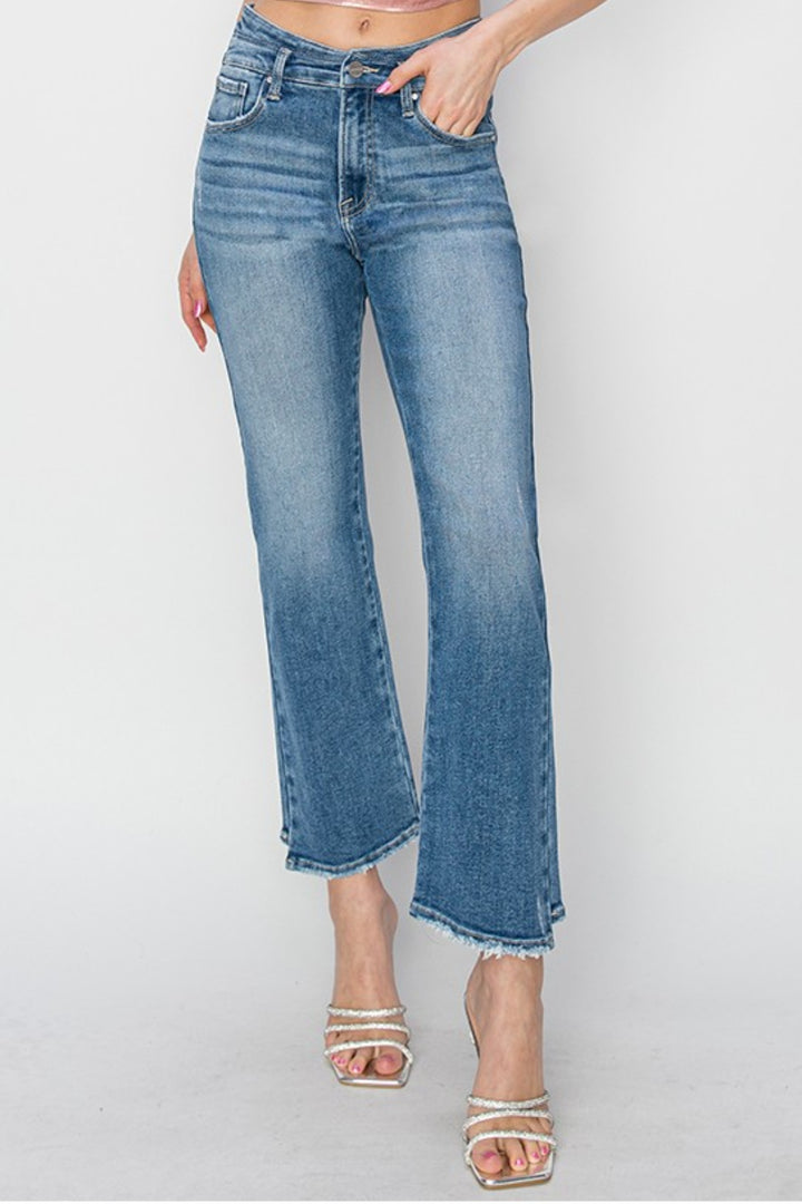 PRE-ORDER: RISEN High Rise Slim Straight Jeans