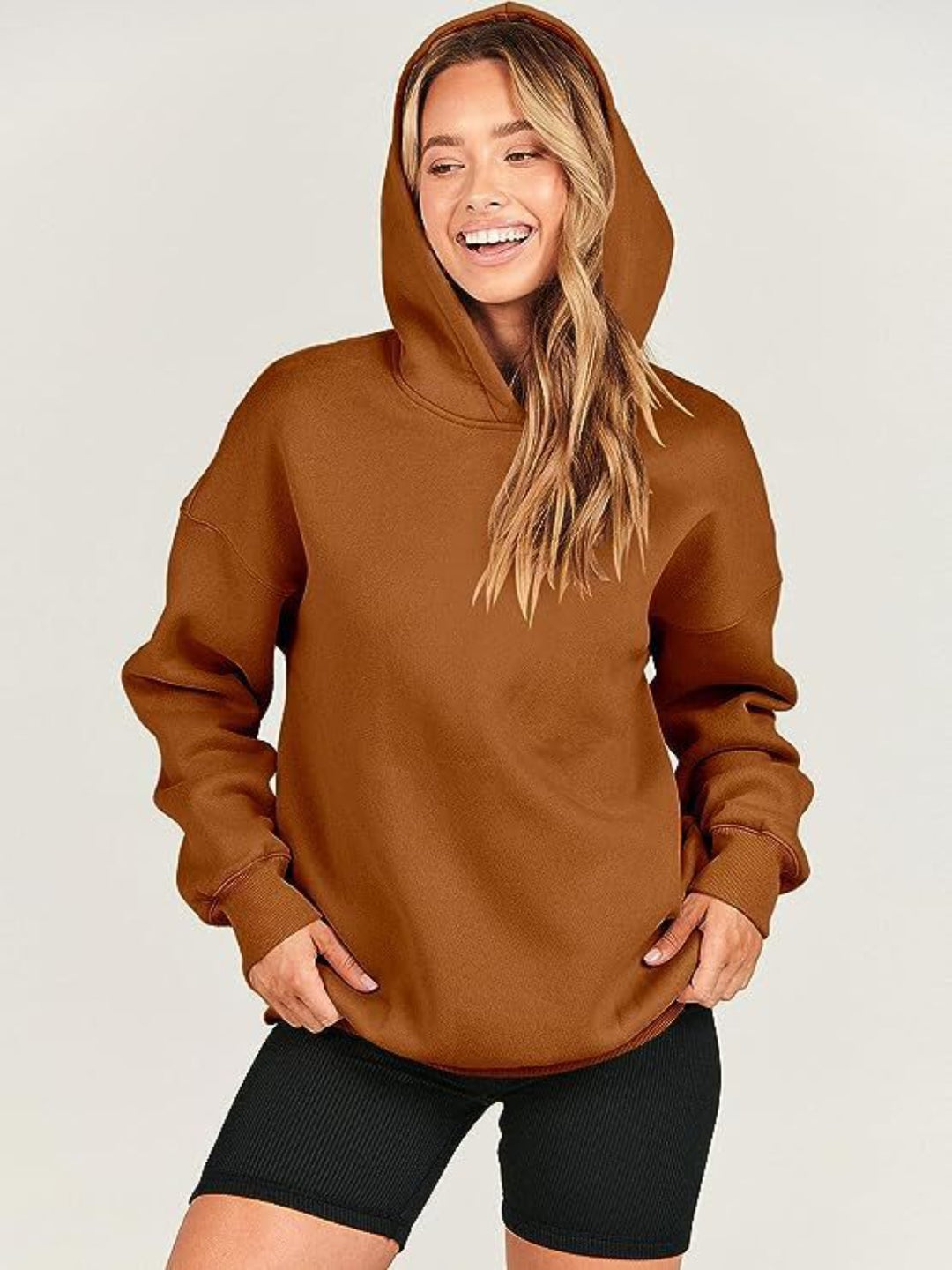 PRE-ORDER: Dropped Shoulder Long Sleeve Hoodie