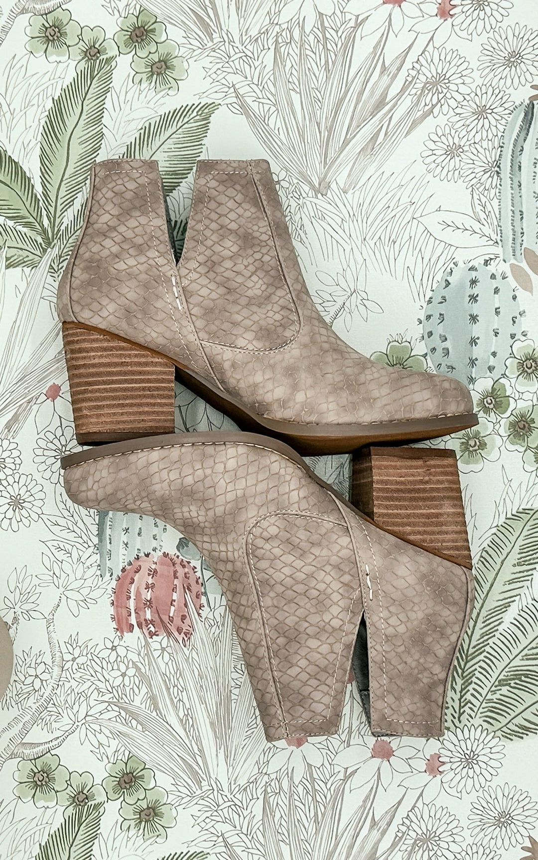 Tarim Bootie in Taupe