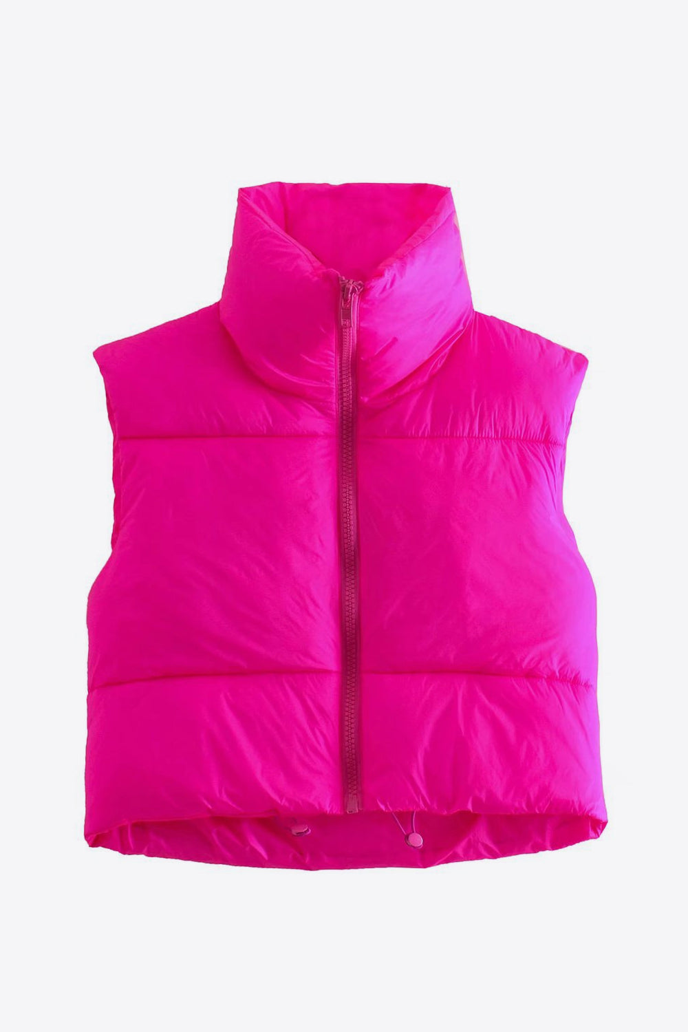PRE-ORDER: Zip-Up Drawstring Puffer Vest
